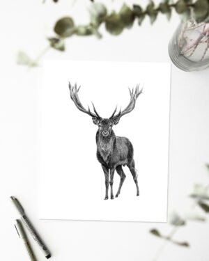 Elk - Art Print - Image 2