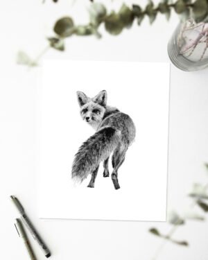 Fox - Art Print - Image 2