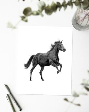 Horse - Art Print - Image 2