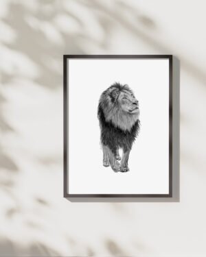 Lion - Art Print - Image 3