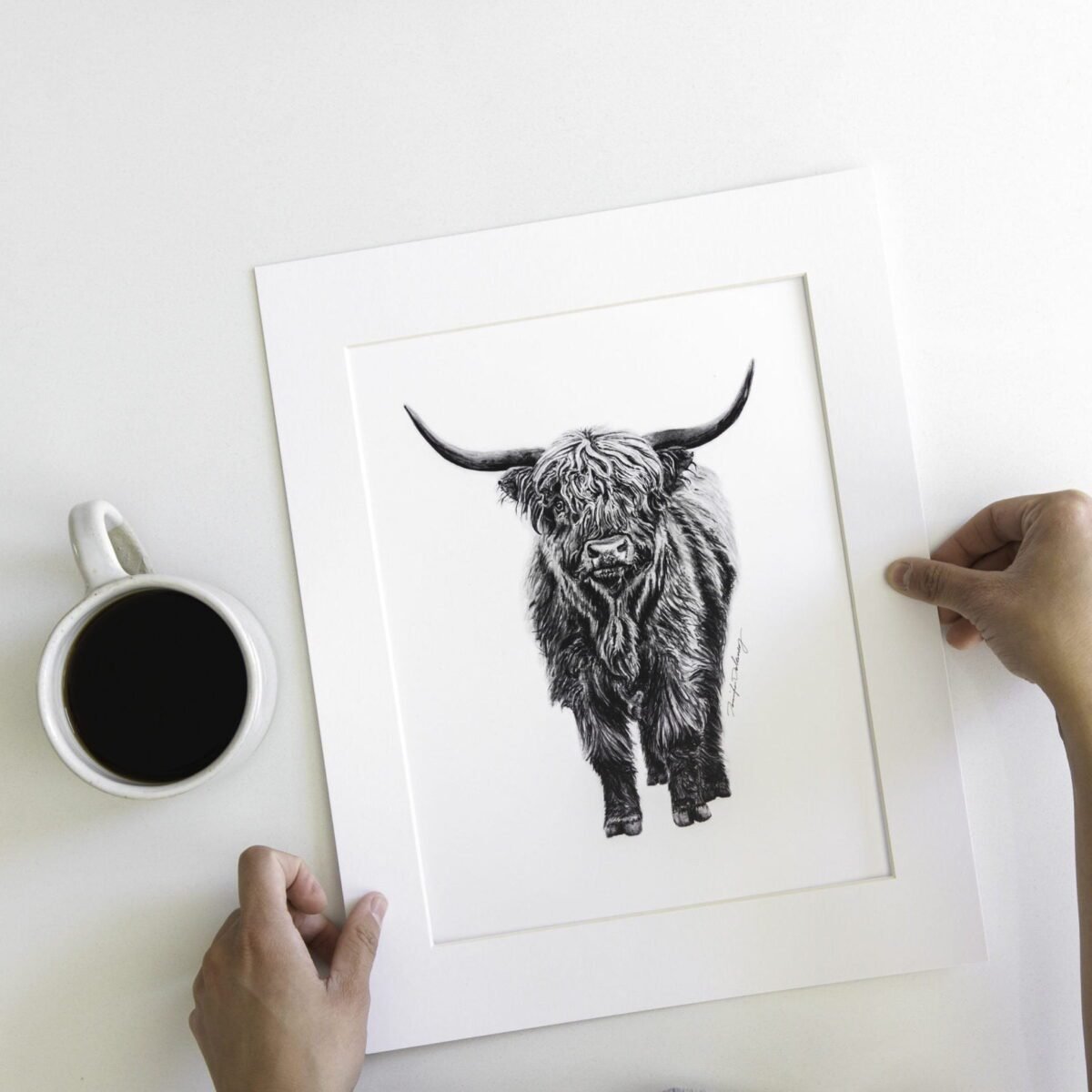 White Mat For 8x10 Prints - Image 3