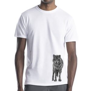 Wolf Tee | Men's | White