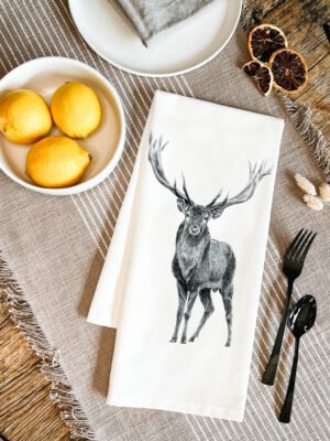 Elk Tea Towel