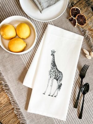 Giraffe Tea Towel