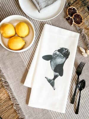 Orca Tea Towel