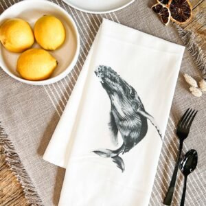 Humpback Tea Towel - OC