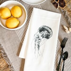 Tea Towels-67 Jellyfish Tea Towel - OC