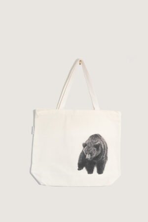 Bear Tote Bag - With Pocket