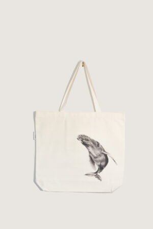 Humpback Tote Bag - With Pocket