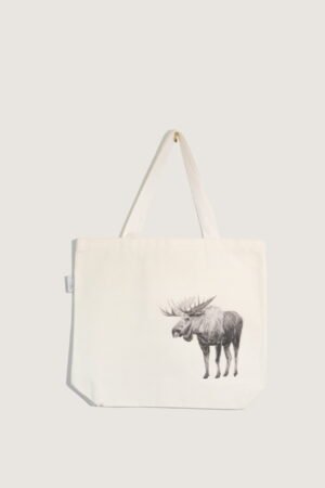 Moose Tote Bag - With Pocket