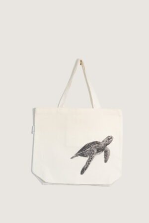 Turtle Tote Bag - With Pocket