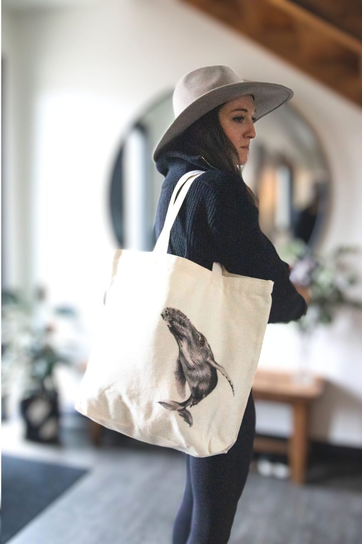 Bear Tote Bag - With Pocket - Image 8