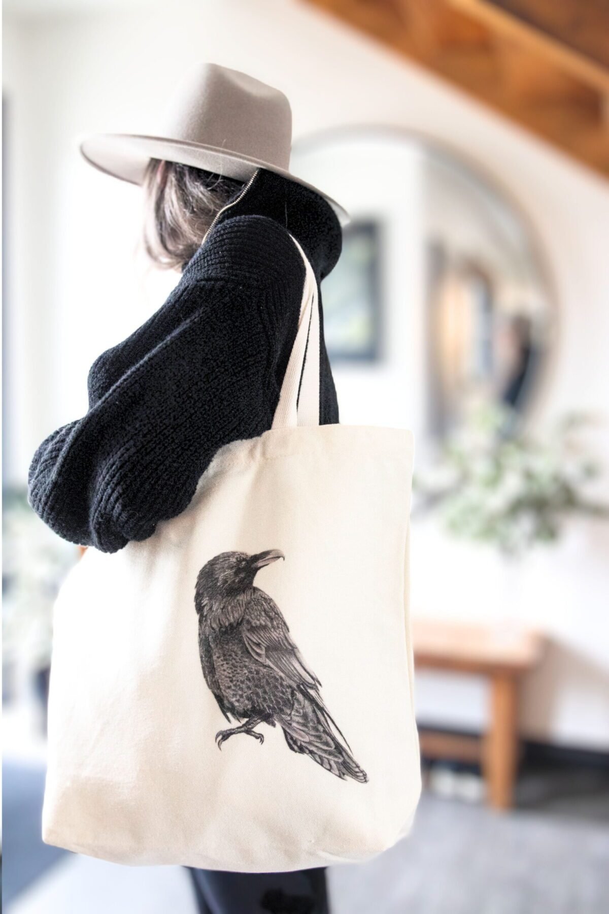 Bear Tote Bag - With Pocket - Image 10