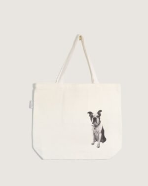 Boston Terrier Tote Bag - With Pocket