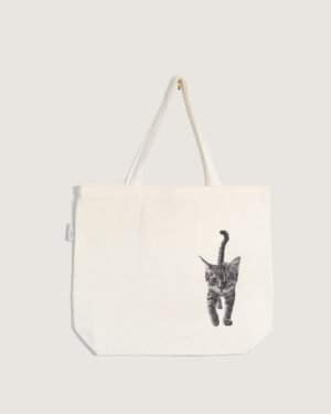 Kitten Tote Bag - With Pocket