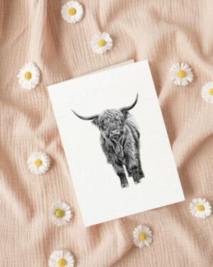 Highland Cow - Greeting Card - Image 5