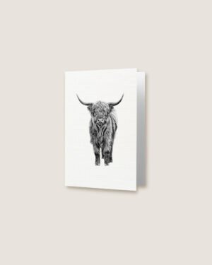 Highland Cow - Greeting Card - Image 2