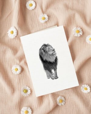 Lion - Greeting Card - Image 5