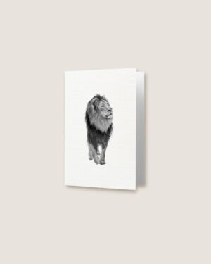 Lion - Greeting Card - Image 2