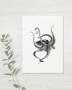 Octopus - Greeting Card