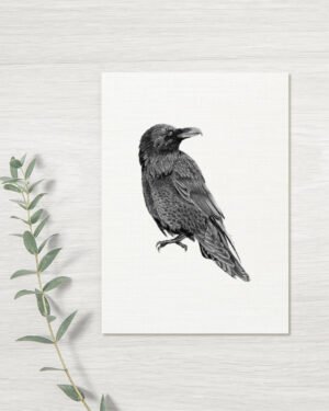 Raven - Greeting Card