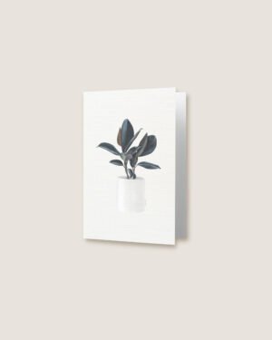 Rubber Plant - Greeting Card - Image 2