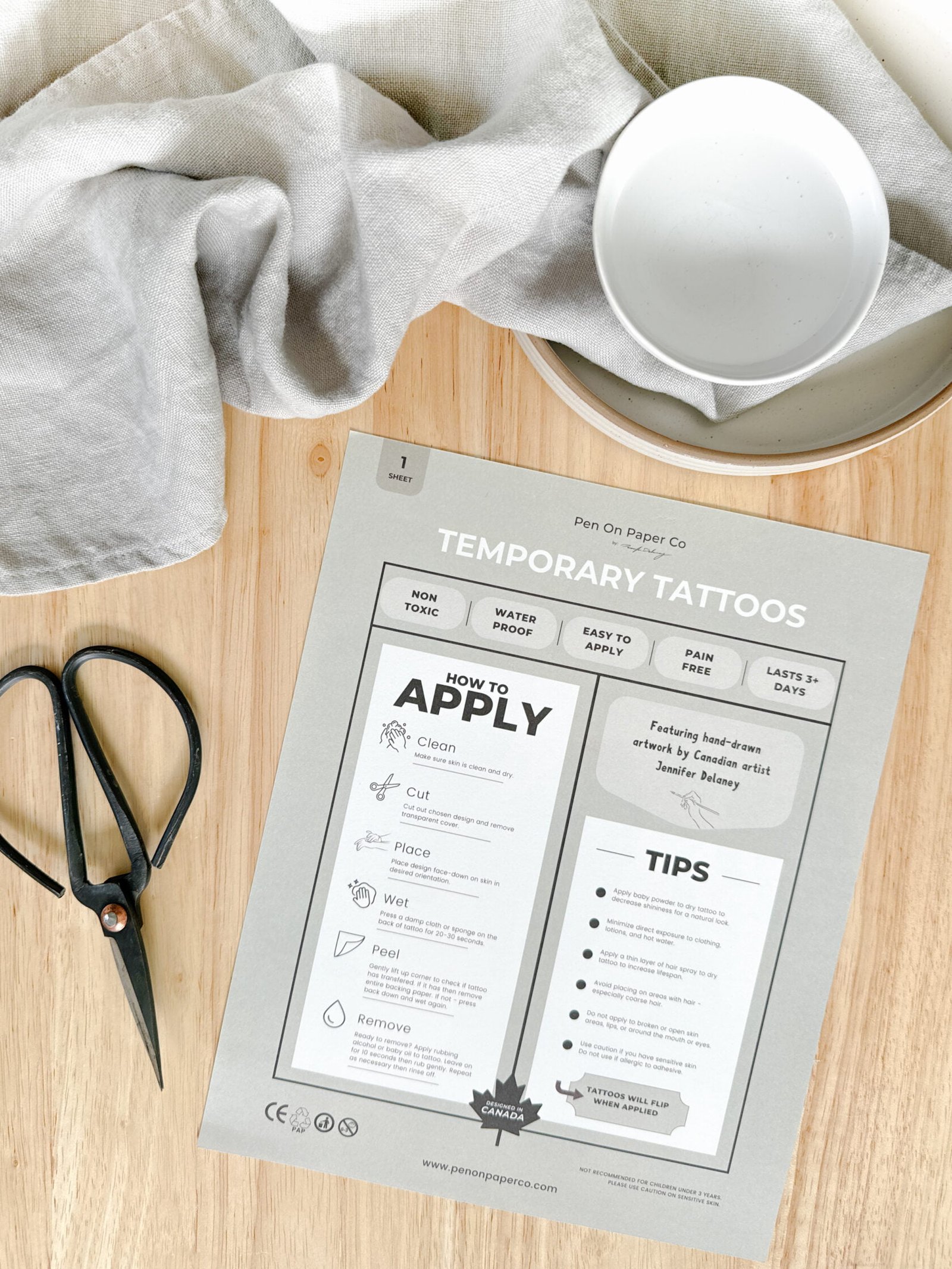 Temporary Tattoos Archives - Pen On Paper Co