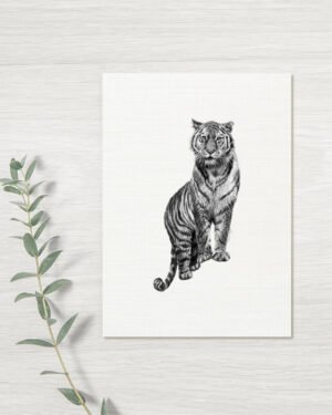 Tiger - Greeting Card