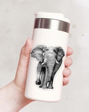 Elephant - Waterproof Sticker