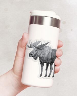 Moose - Waterproof Sticker