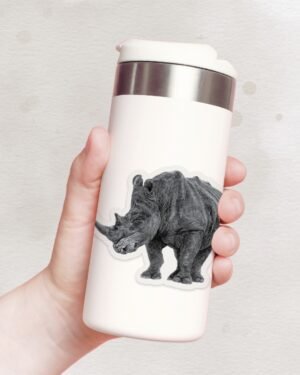 Rhino - Waterproof Sticker