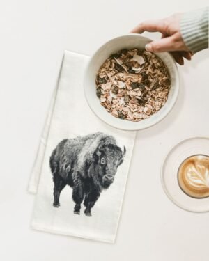 Bison - Tea Towel