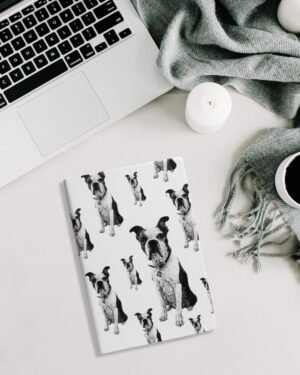 Boston Terrier - Vegan Leather Notebook - Image 6