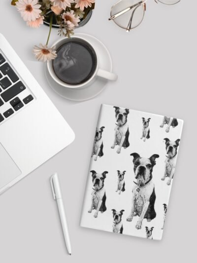 Boston Terrier - Vegan Leather Notebook