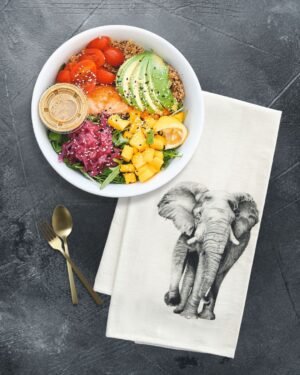 Elephant - Tea Towel - Image 3