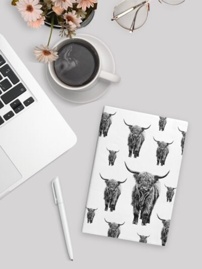 Highland Cow - Vegan Leather Notebook