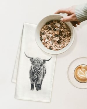 Highland Cow - Tea Towel