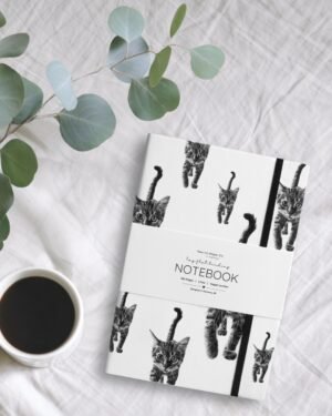 Kitten - Vegan Leather Notebook - Image 2