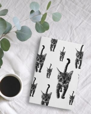 Kitten - Vegan Leather Notebook - Image 3