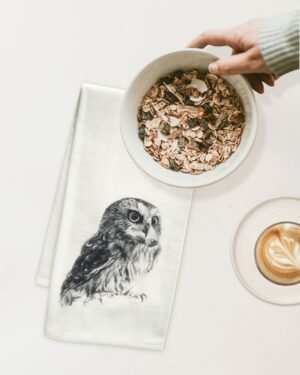 Owl - Tea Towel