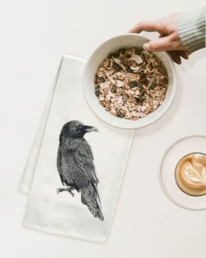 Raven - Tea Towel