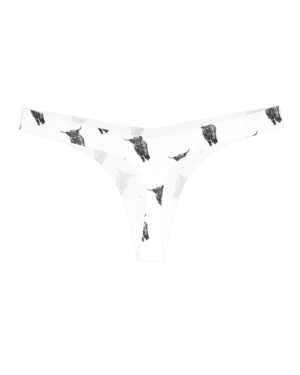 Highland cow thong featuring Highland cows by Kelowna artist