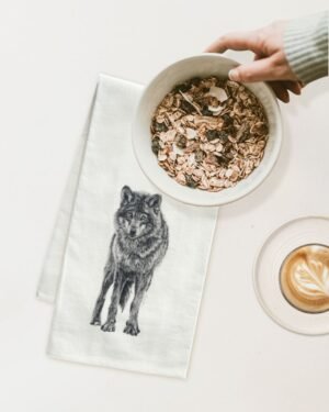 Wolf - Tea Towel