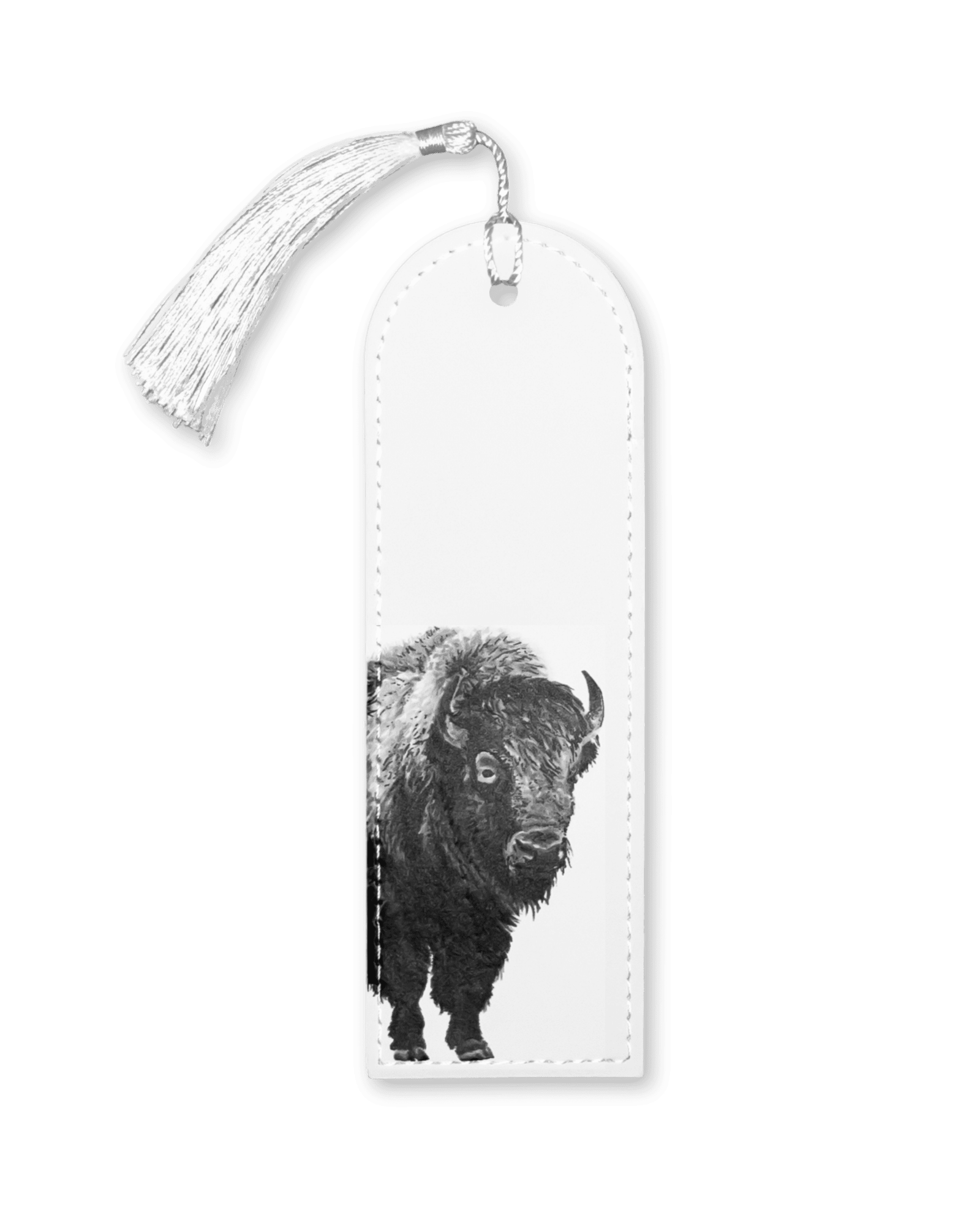 Bison vegan leather bookmark