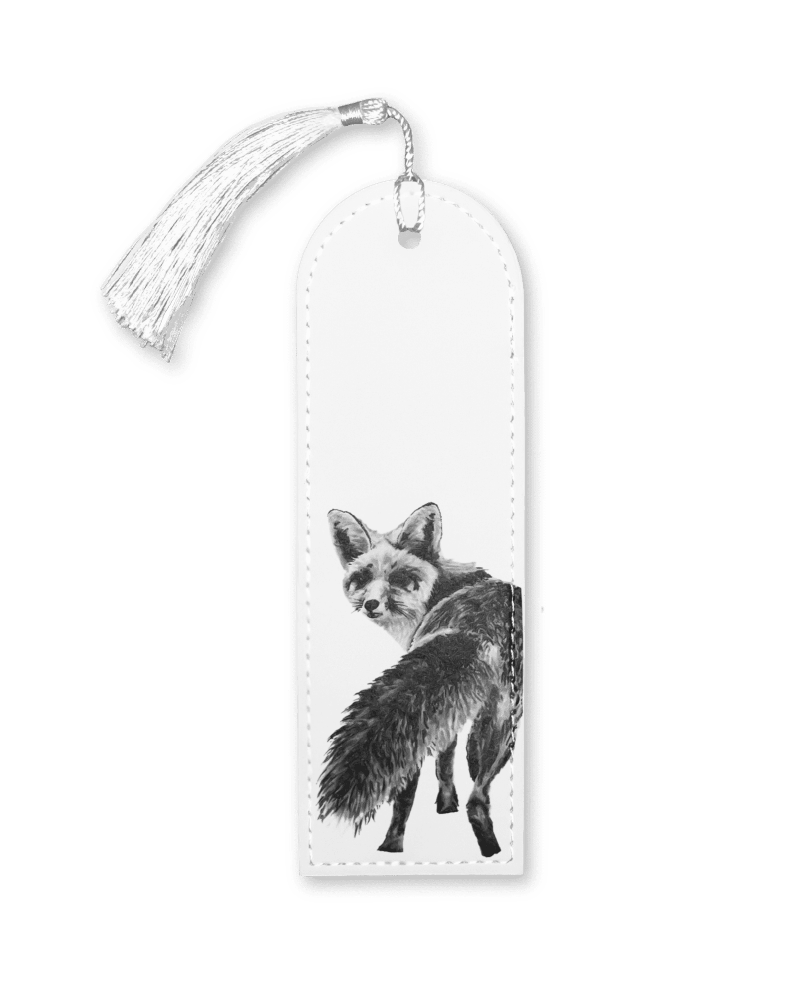Fox vegan leather bookmark