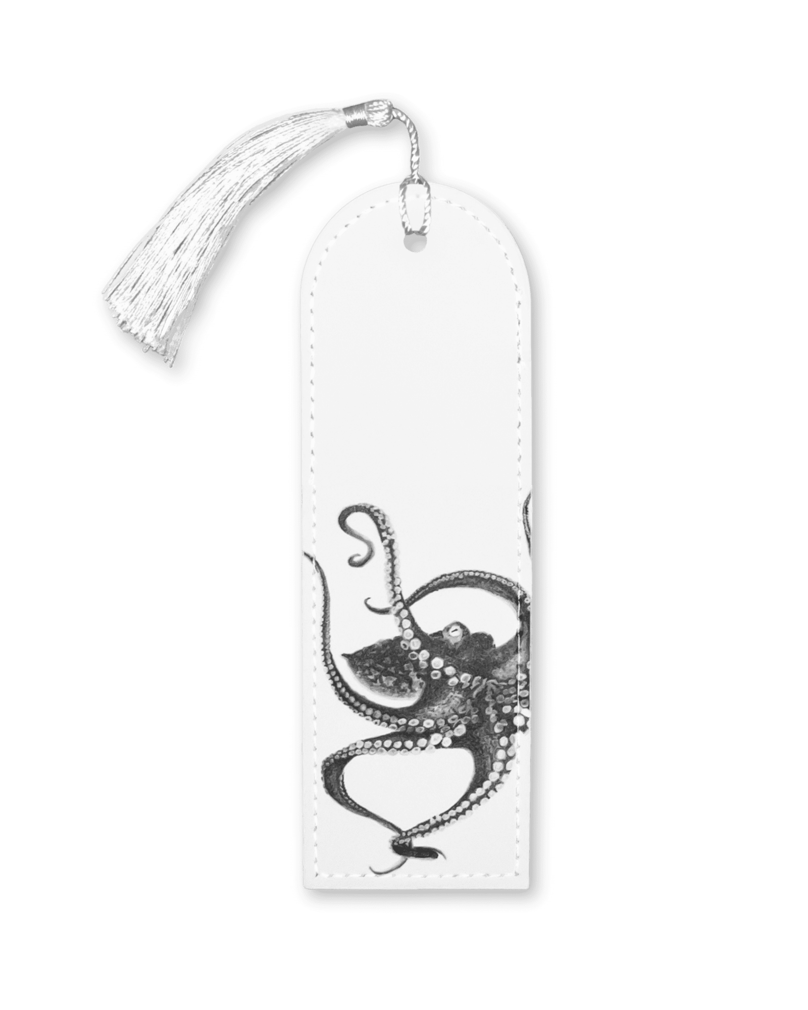 Octopus vegan leather bookmark