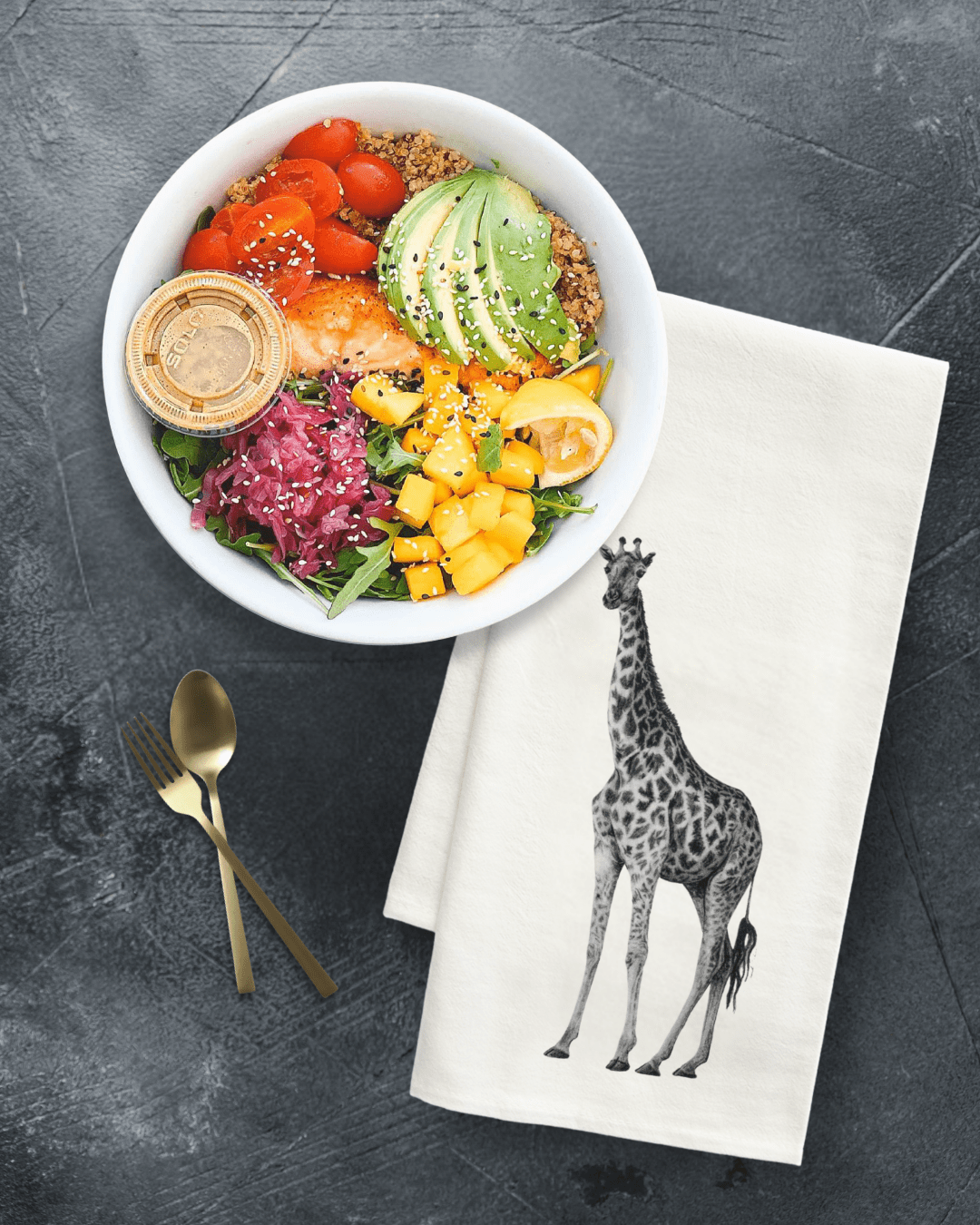 Giraffe - Tea Towel - Image 4