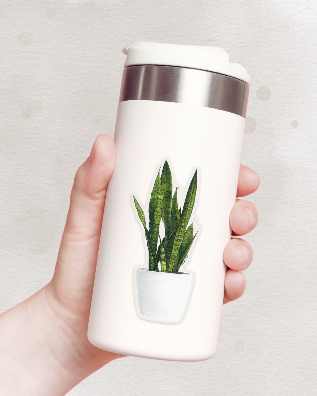 Snake Plant - Waterproof Sticker