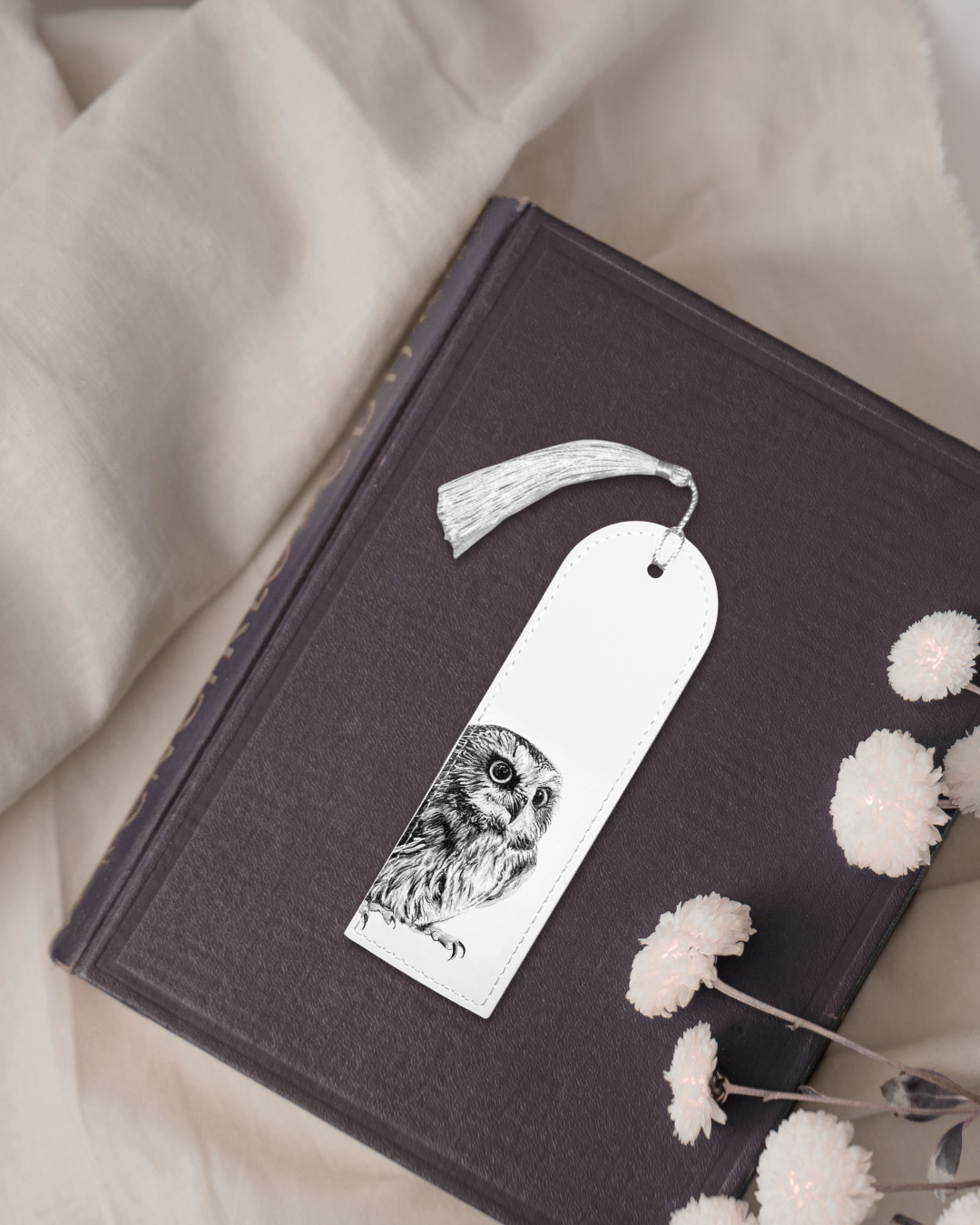 Owl - Vegan Leather Bookmark - Image 6