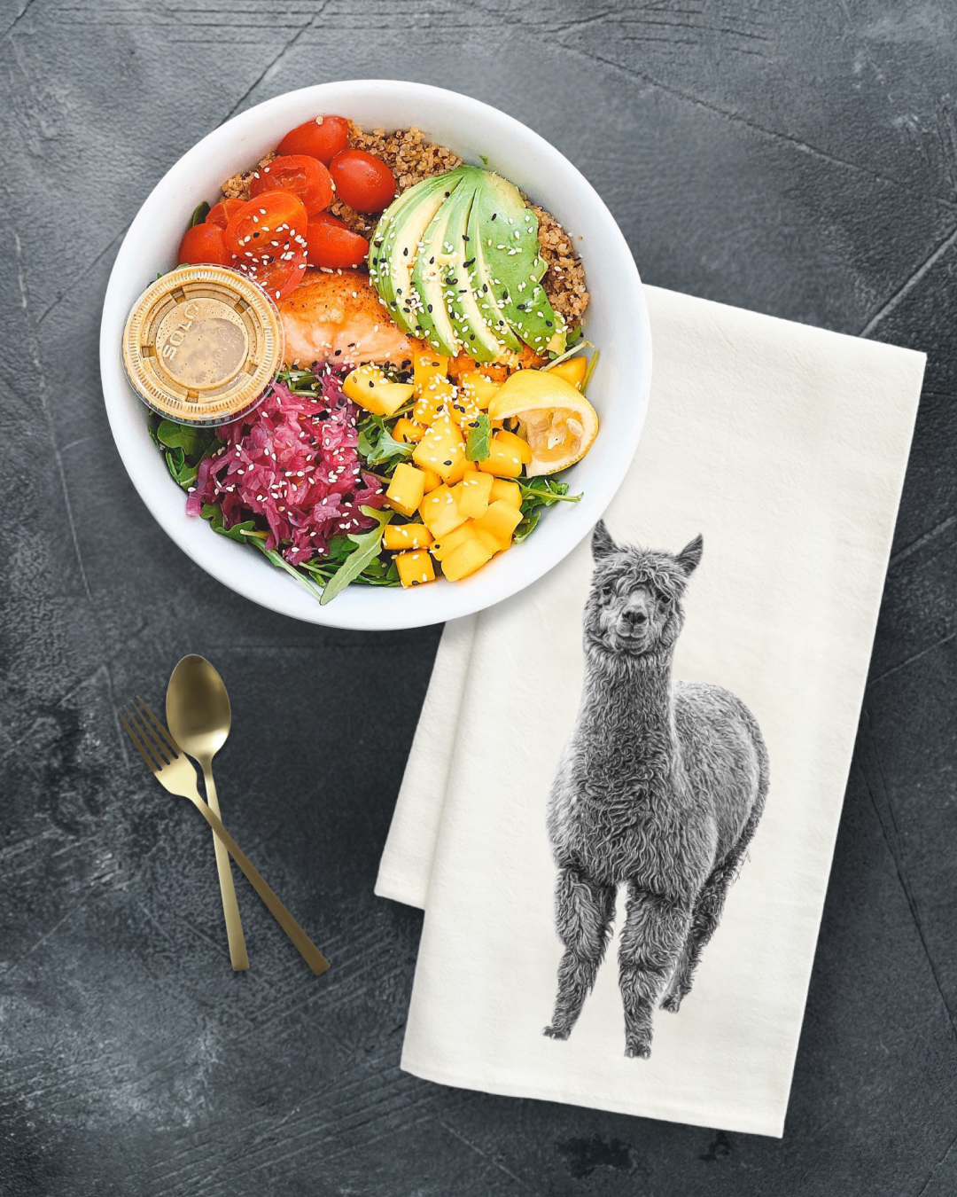 Alpaca - Tea Towel - Image 3